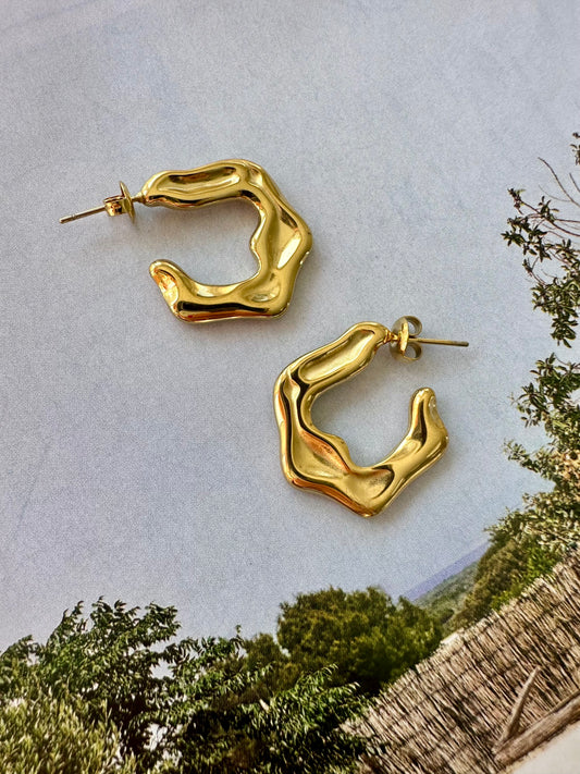 Pendientes EDGE Dorado