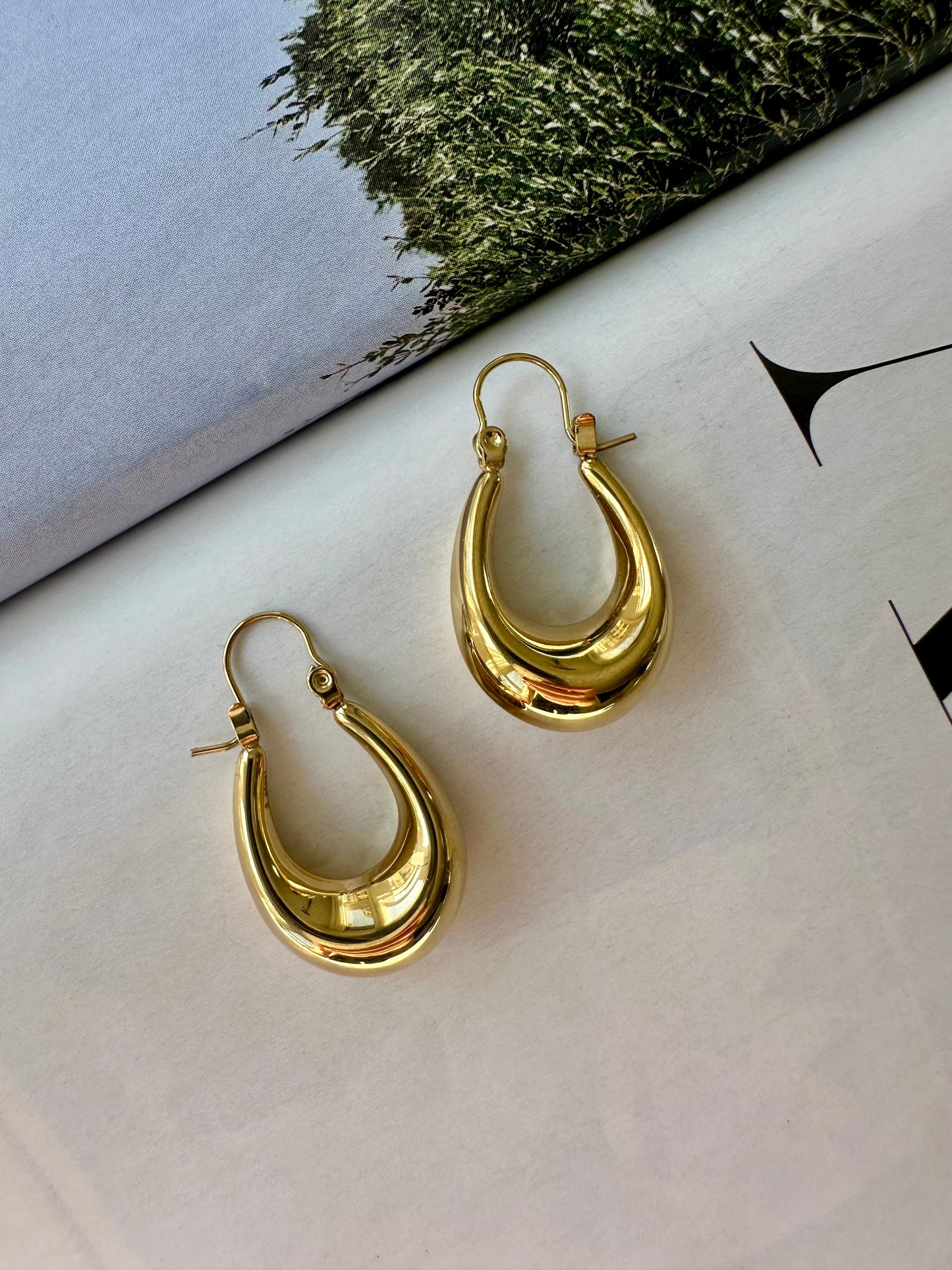 Pendientes ALUNA Dorado
