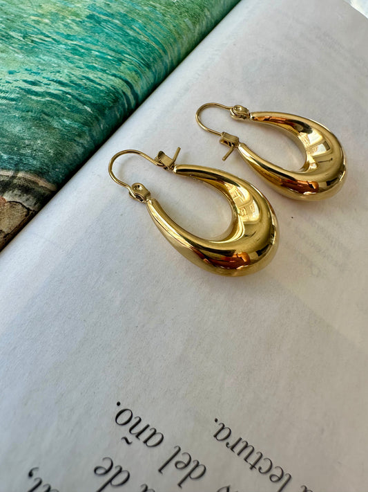Pendientes ALUNA Dorado