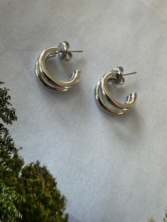 Pendientes DOS Plateado