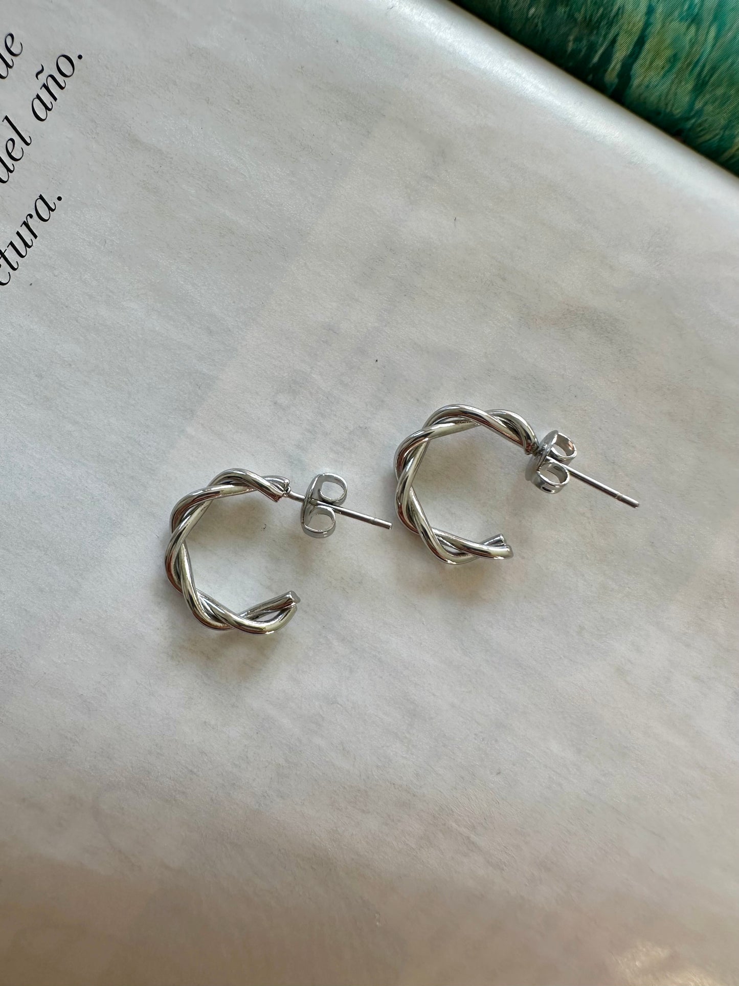 Pendientes ESPIRAL Plateado