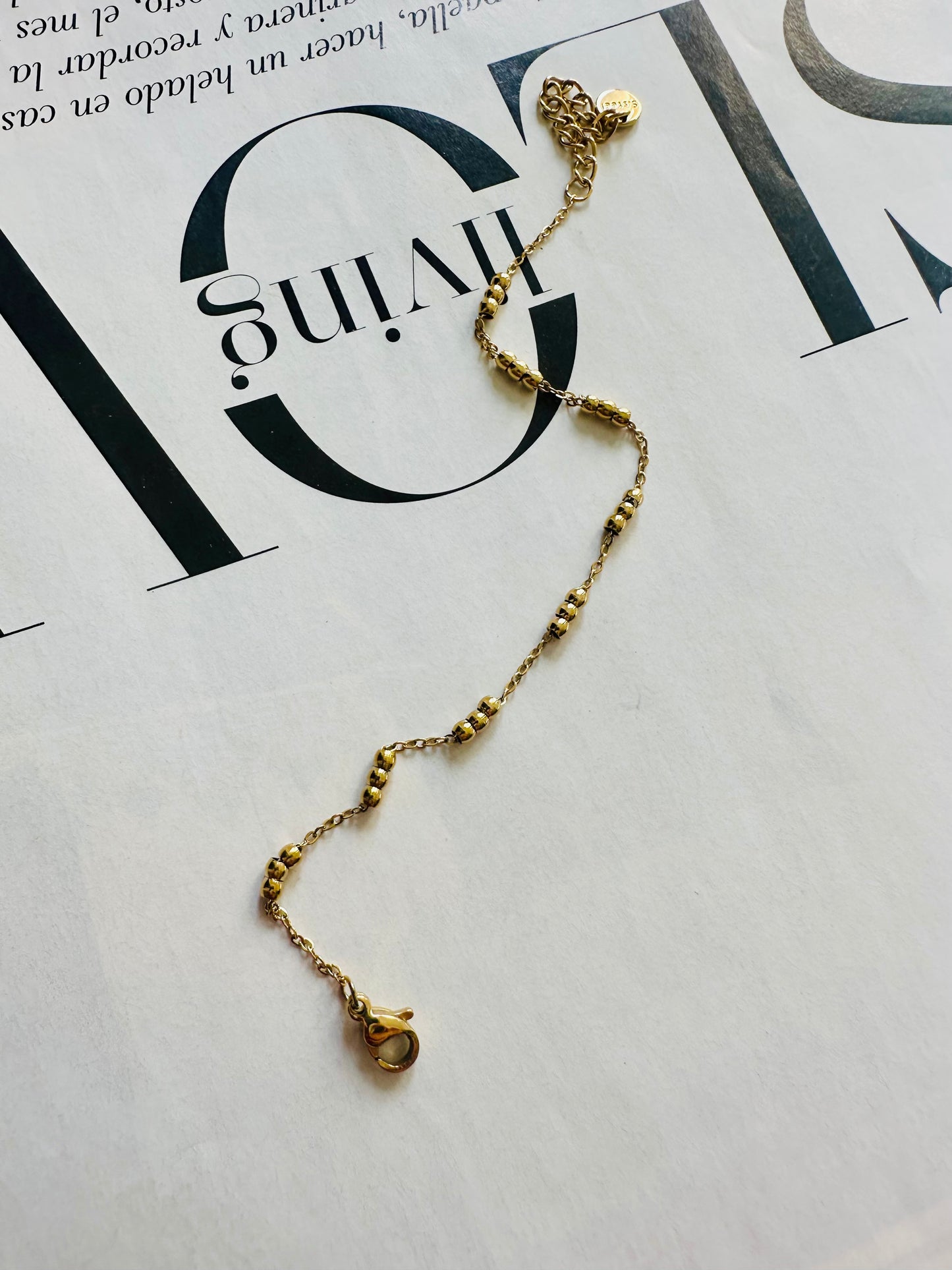 Pulsera TRES DESEOS Dorada