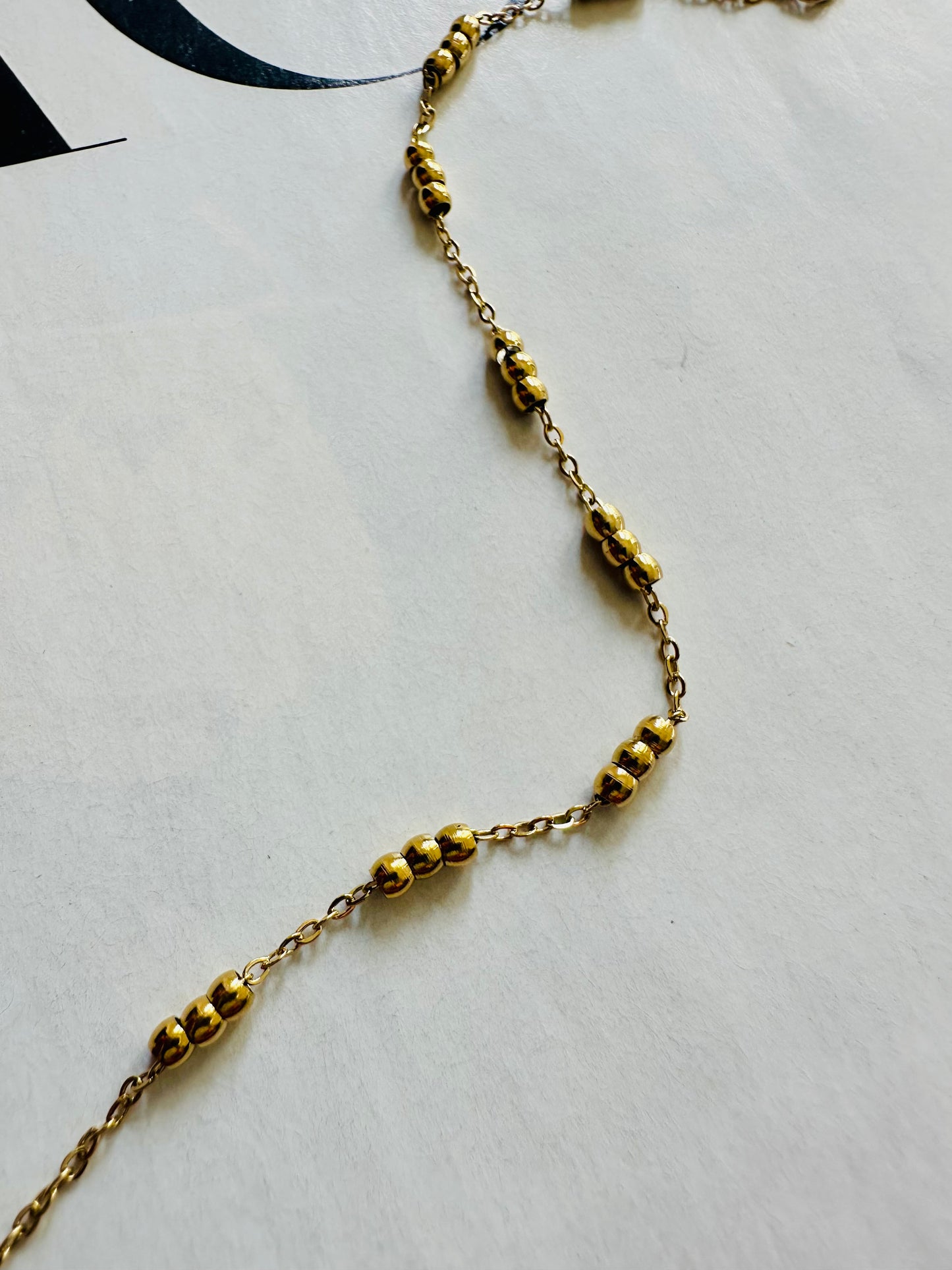Pulsera TRES DESEOS Dorada