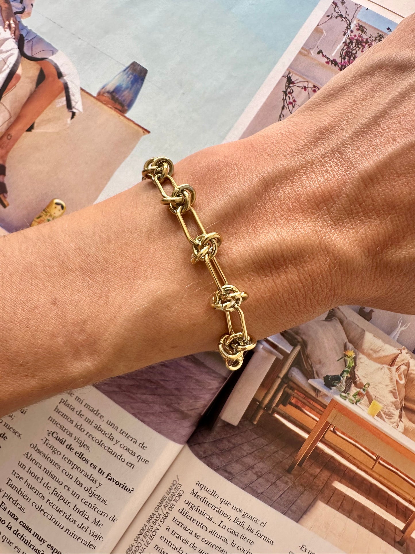 Pulsera POWER Dorado