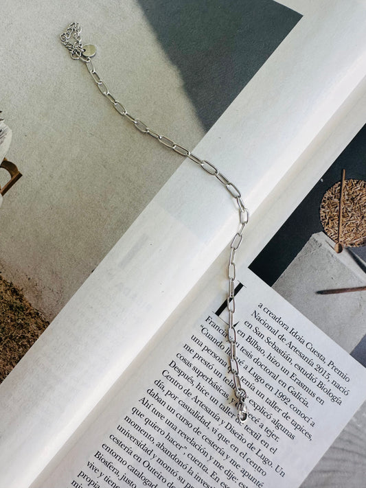 Pulsera PAPERCLIP Plateado