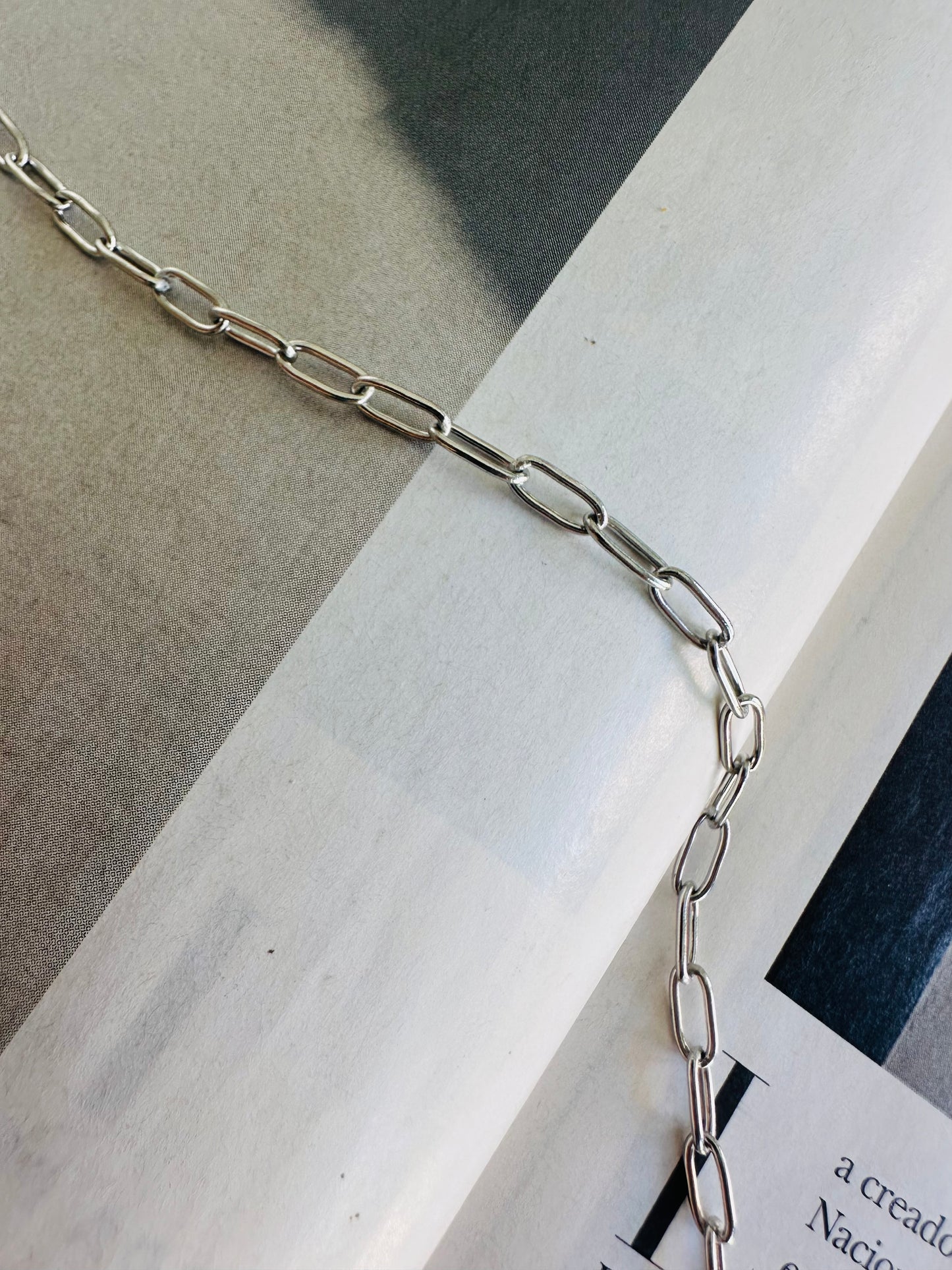 Pulsera PAPERCLIP Plateado