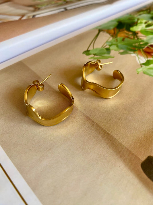 Pendientes WAVE Dorado