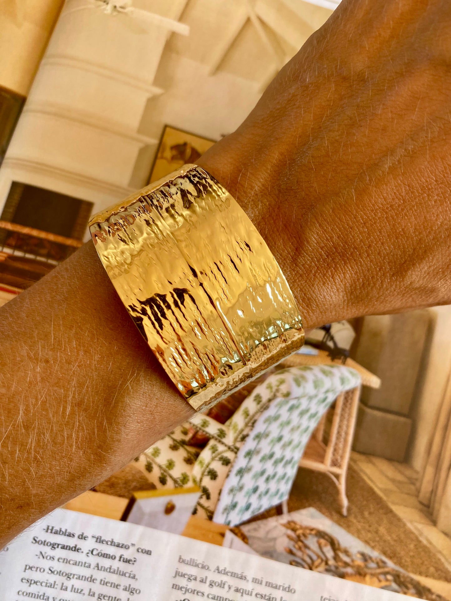 Brazalete OLYMPE Dorado
