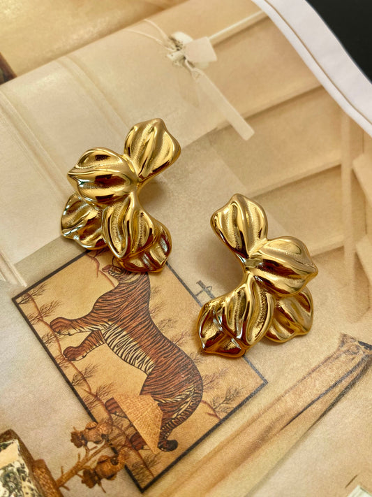 Pendientes CAMELIA Dorado