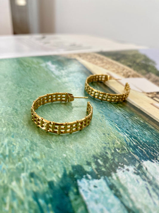 Pendientes POP Dorado