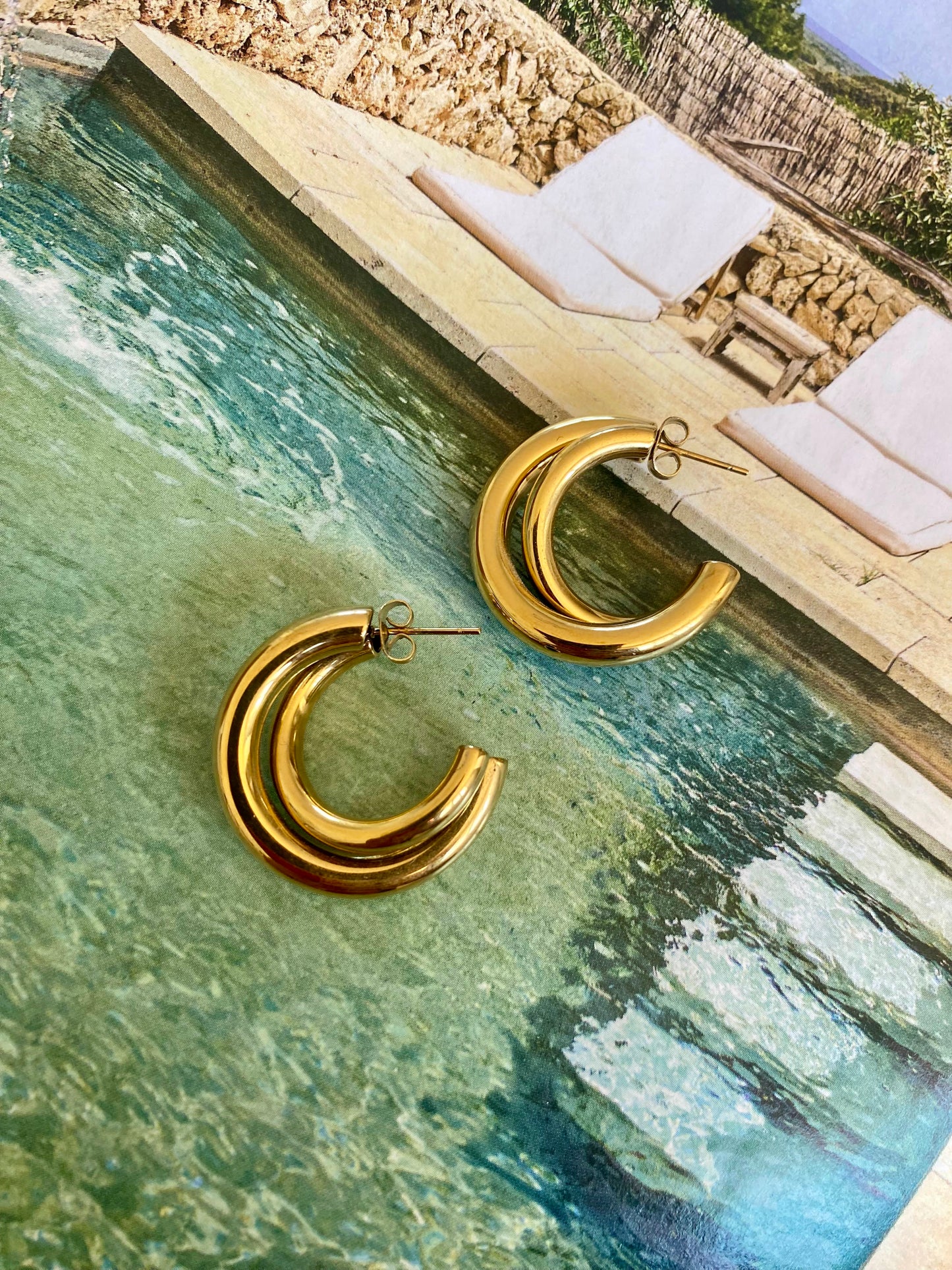Pendientes CHUNKY Dorados