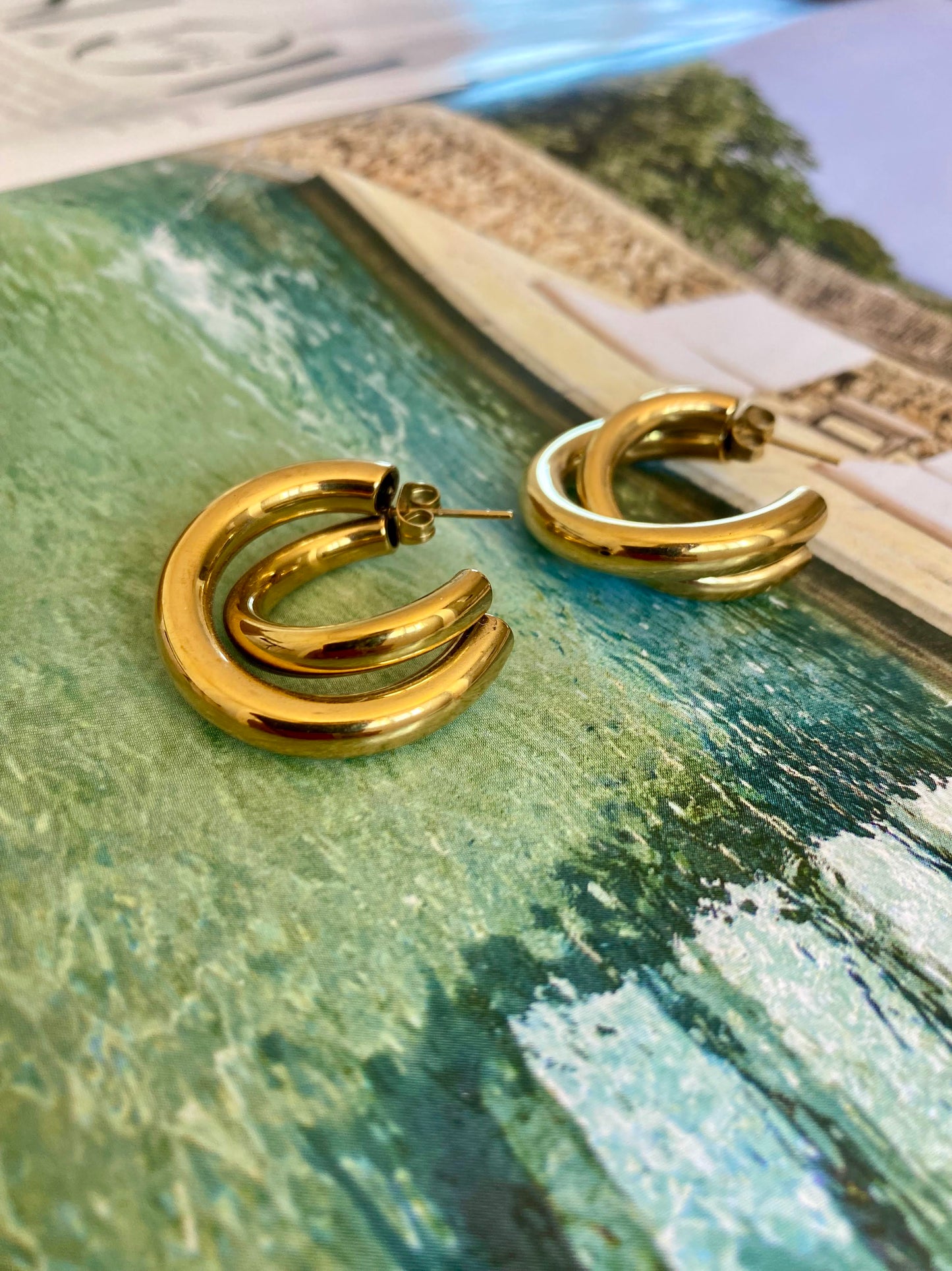 Pendientes CHUNKY Dorados