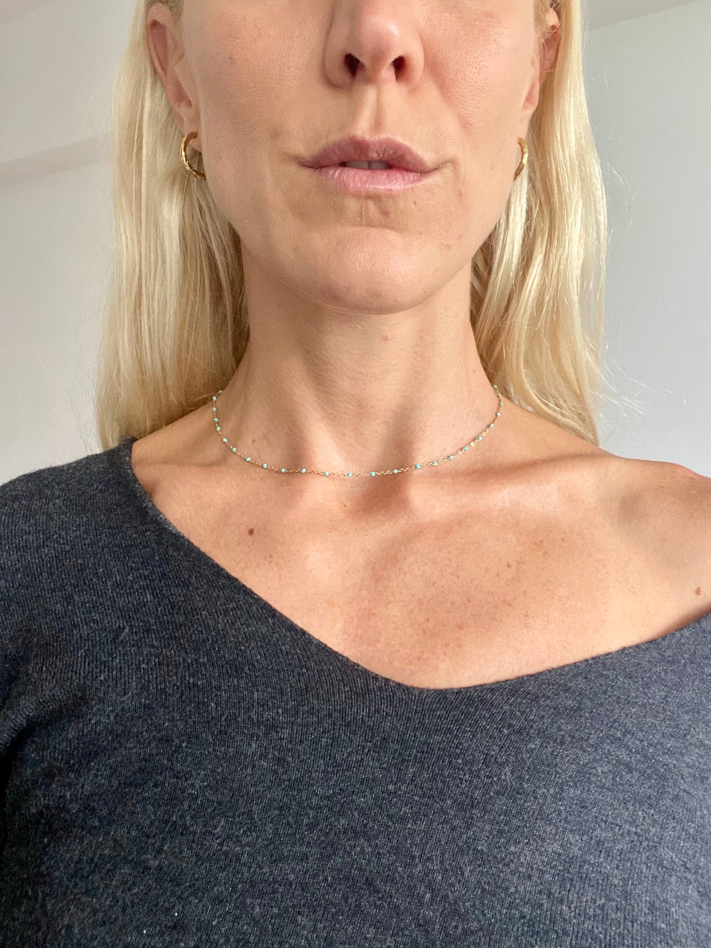Collar BRISA Azul claro