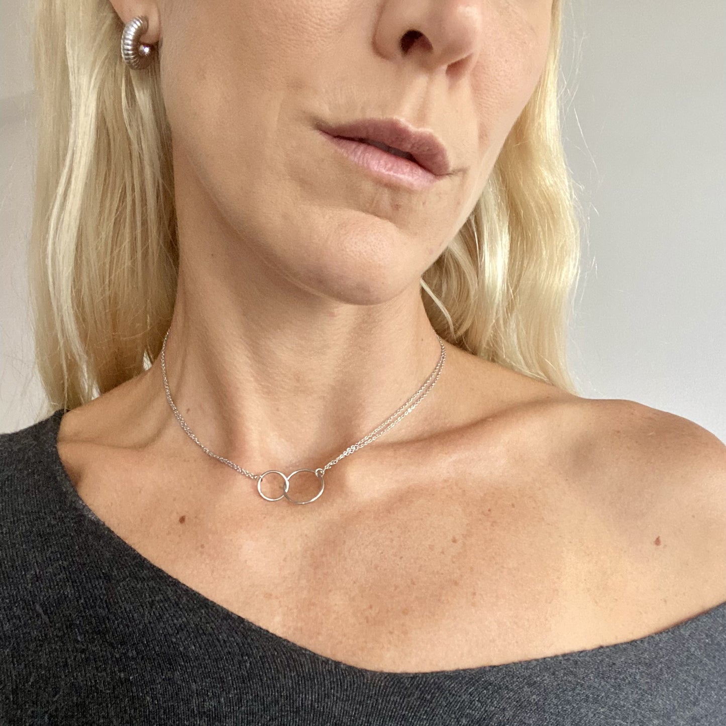 Collar UNION Plateado