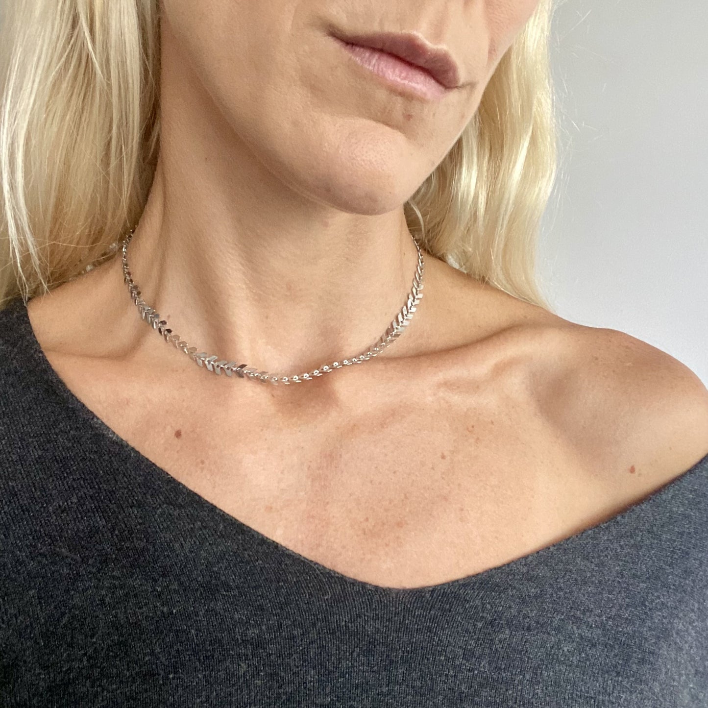 Collar KATE Plateado