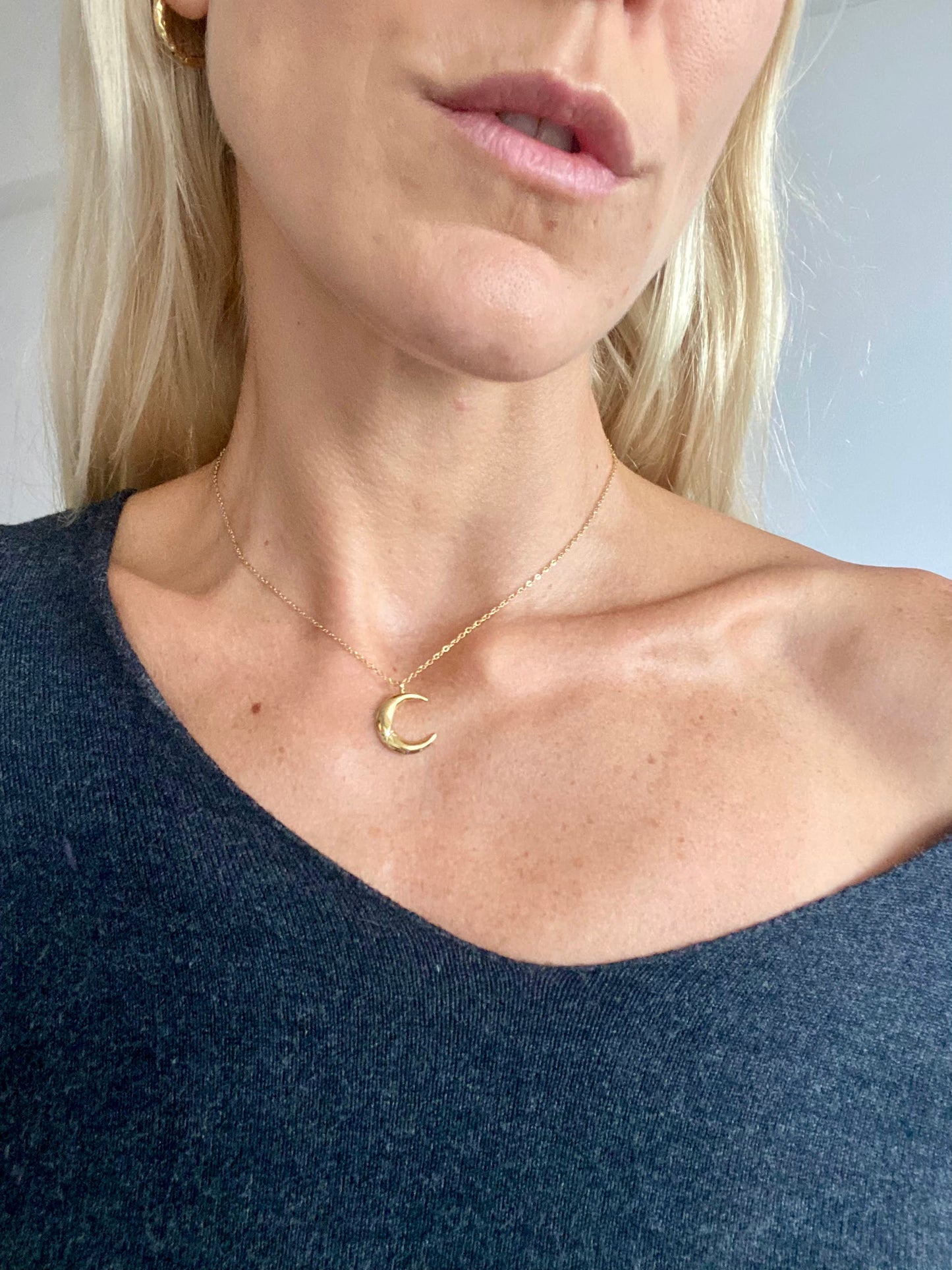 Collar LUNA Dorado