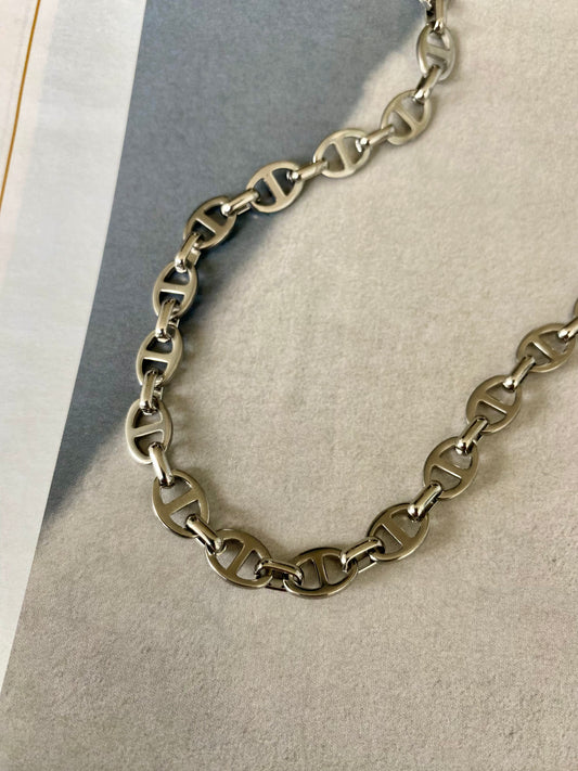 Collar CAFE Plateado