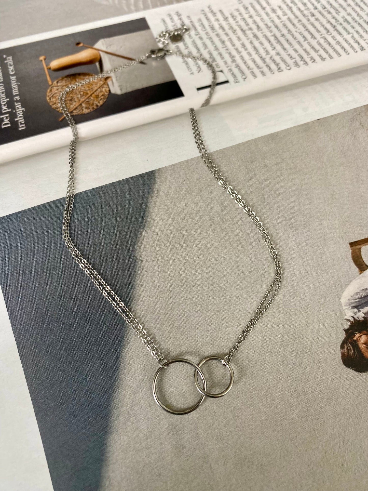Collar UNION Plateado
