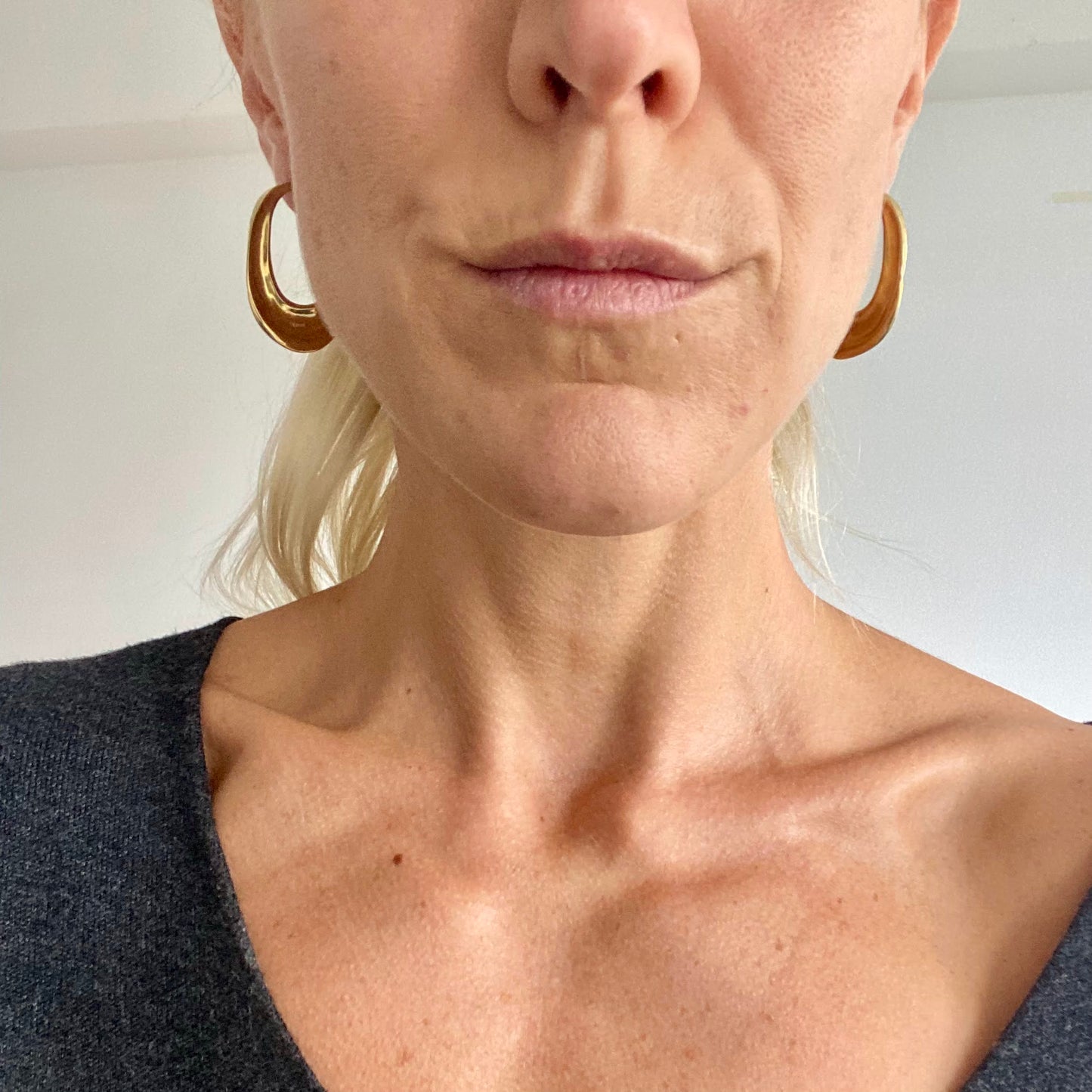 Pendientes OVALO Dorado