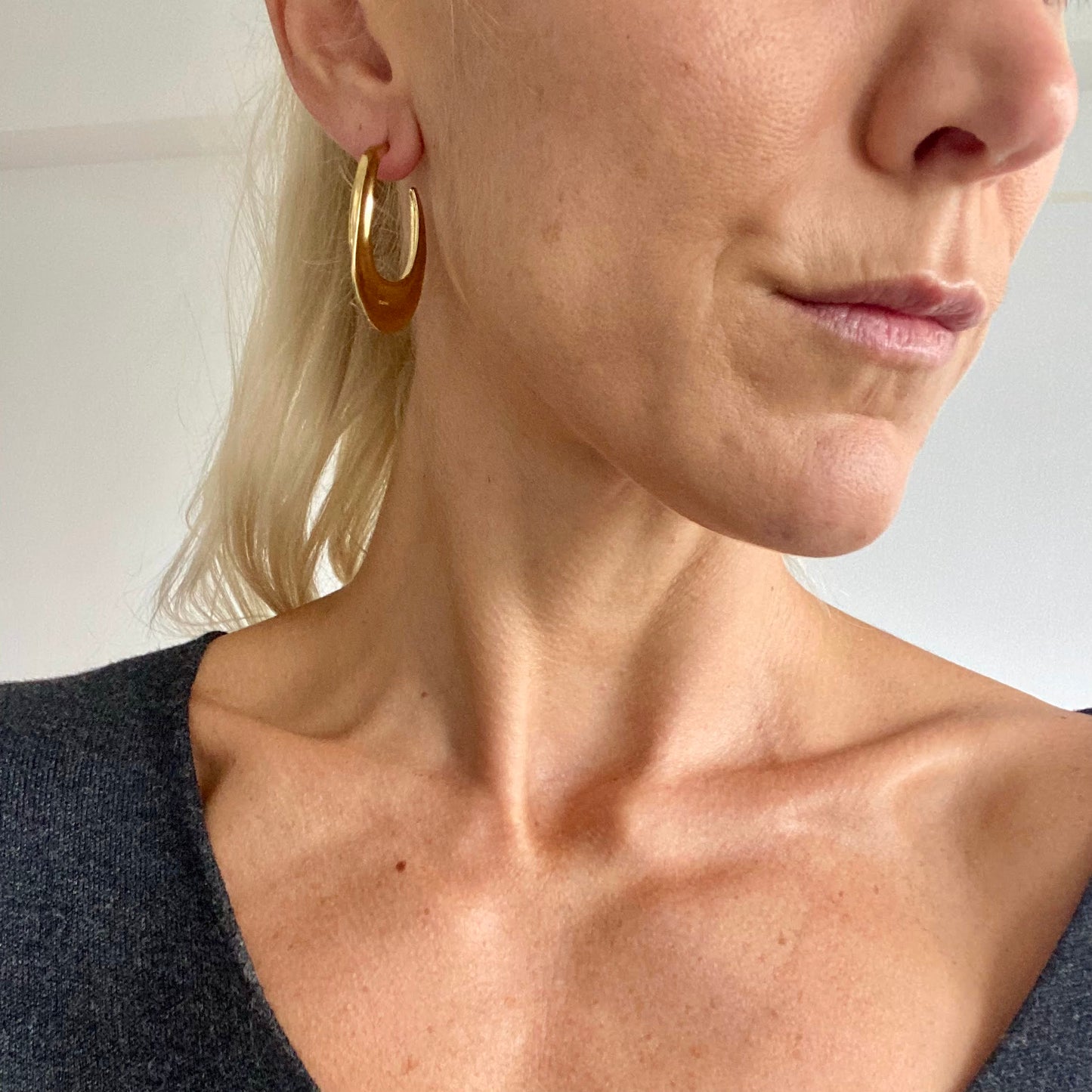 Pendientes OVALO Dorado